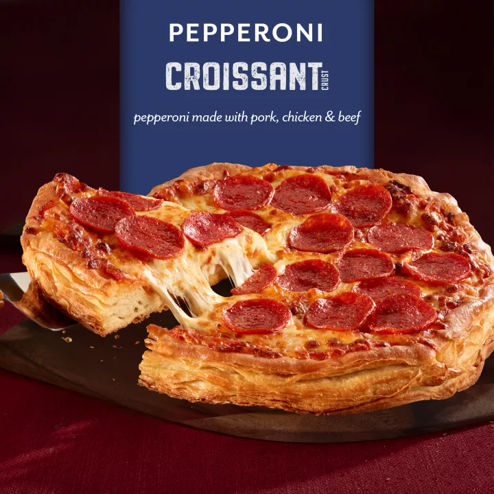Pepperoni Croissant Crust Pizza