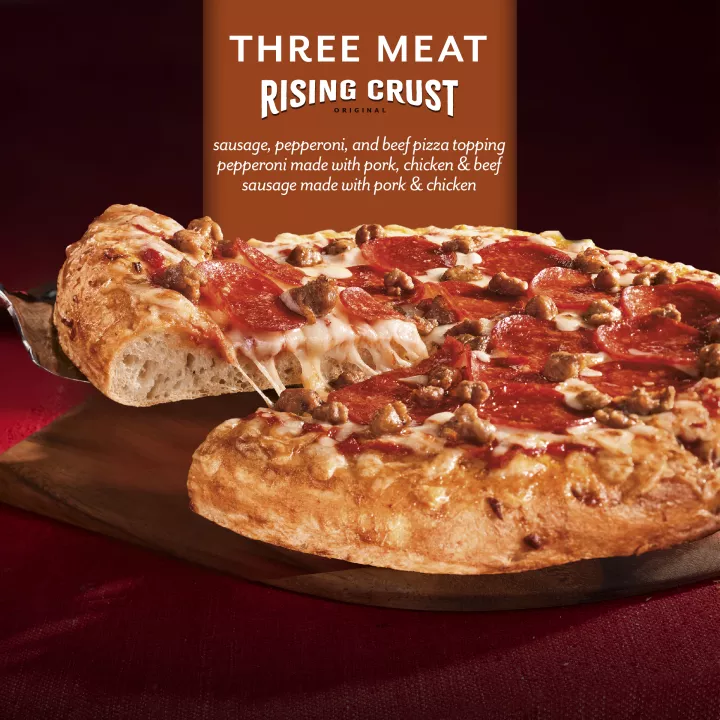 Three Meat Pizza