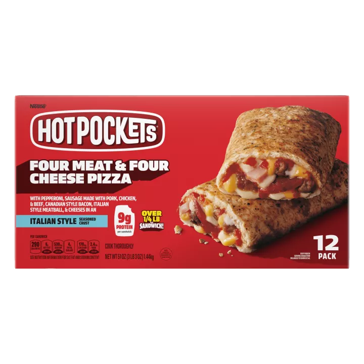 Four Meat & Four Cheese Pizza