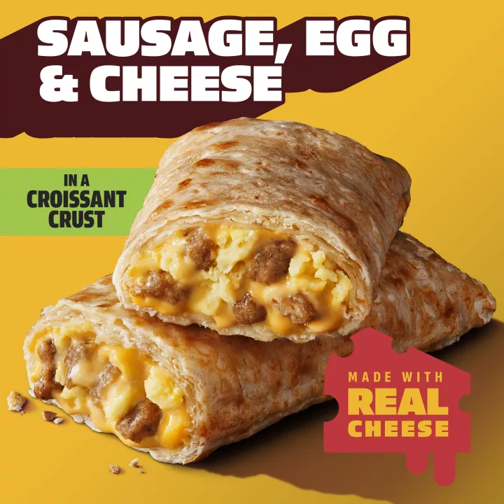 Sausage, Egg & Cheese Croissant Crust