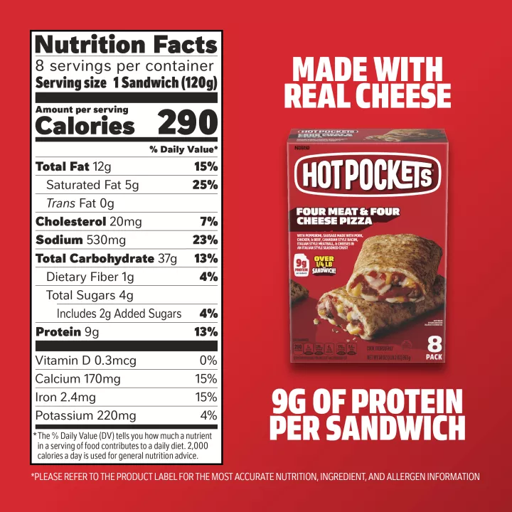 Four Meat & Four Cheese Pizza