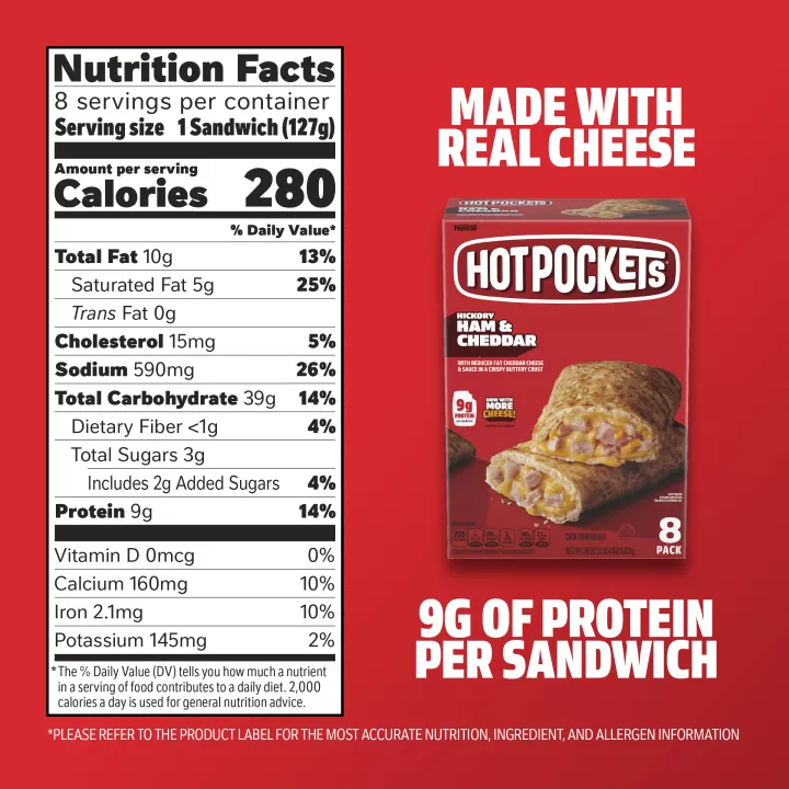 Hickory Ham and Cheddar Crispy Crust