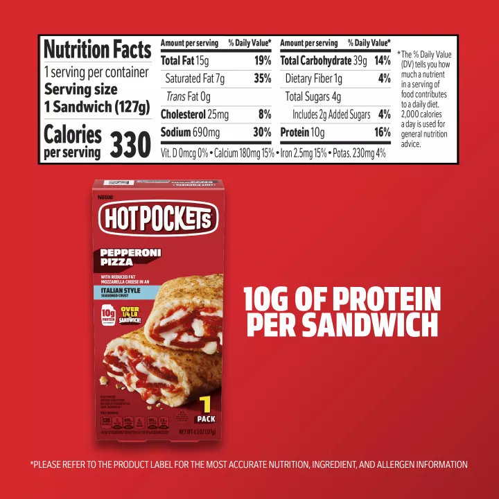 Pepperoni Pizza Italian Style Seasoned Crust