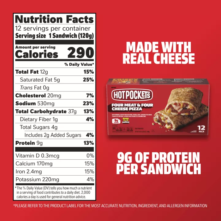 Four Meat & Four Cheese Pizza