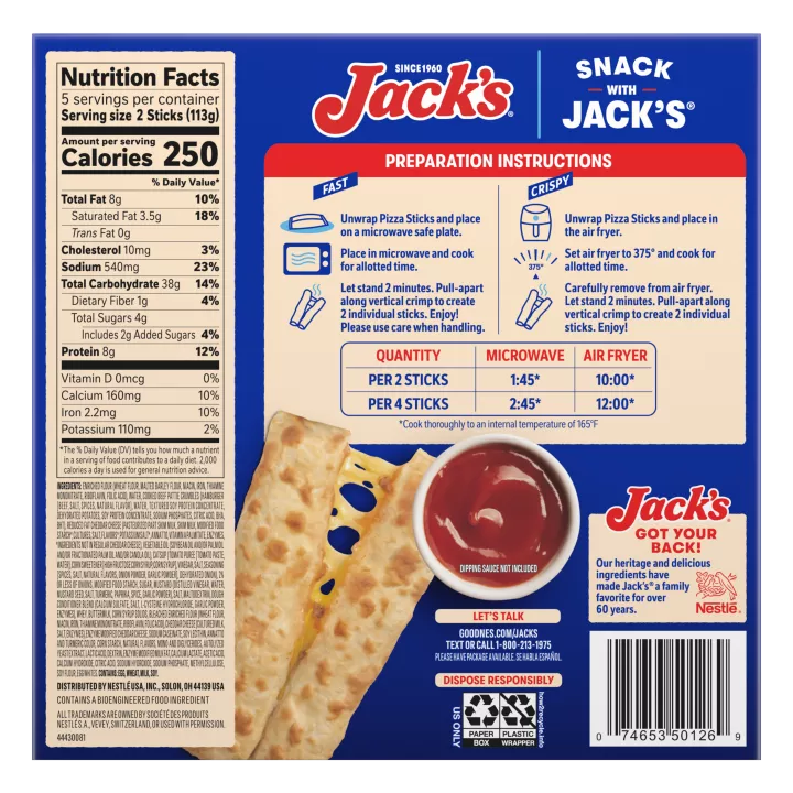 Pull-Apart Pizza Sticks Cheeseburger