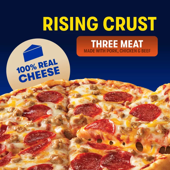 Pizza de tres carnes