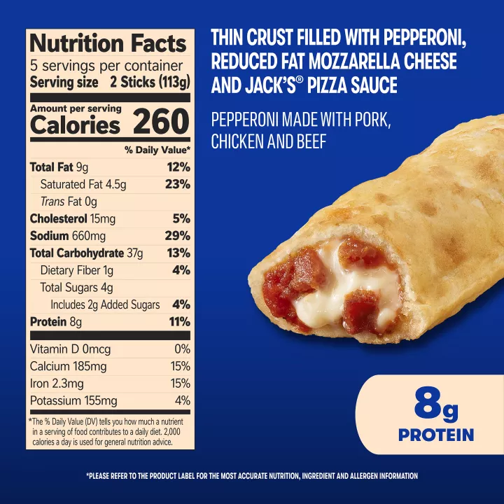 Pepperoni Pizza Sticks