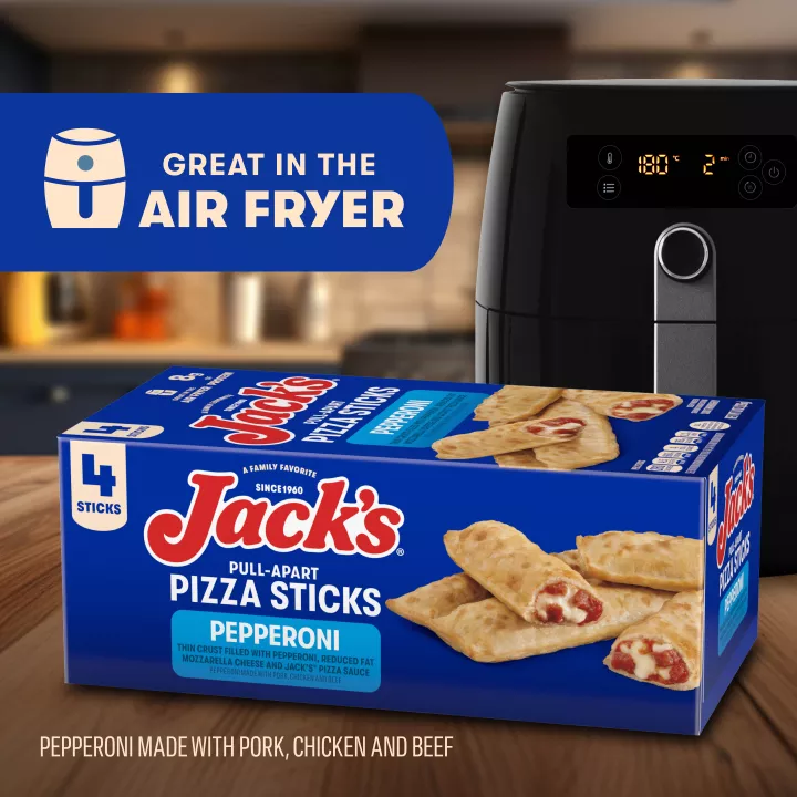 Pepperoni Pizza Sticks Pepperoni made with pork, chicken and beef