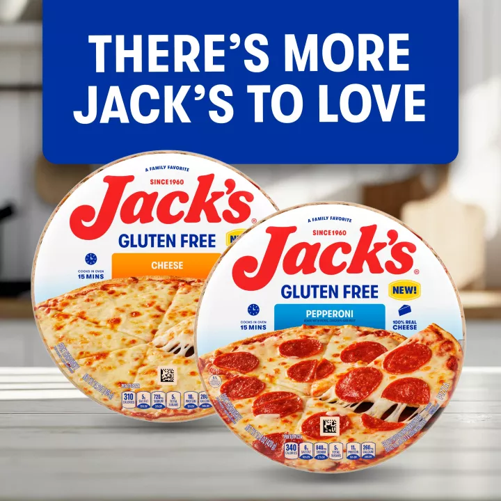 JACK'S Gluten Free Crust Cheese Frozen Pizza