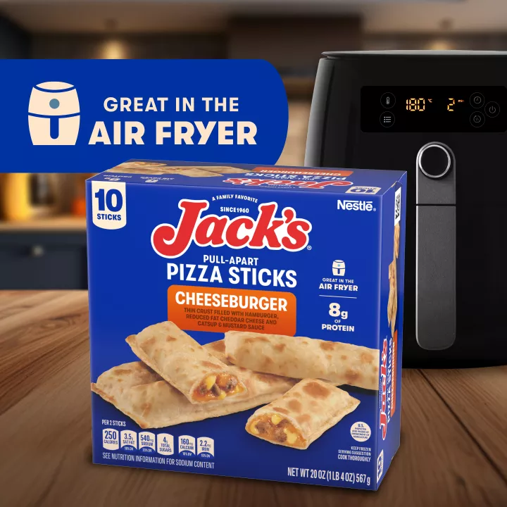 Pull-Apart Pizza Sticks Cheeseburger