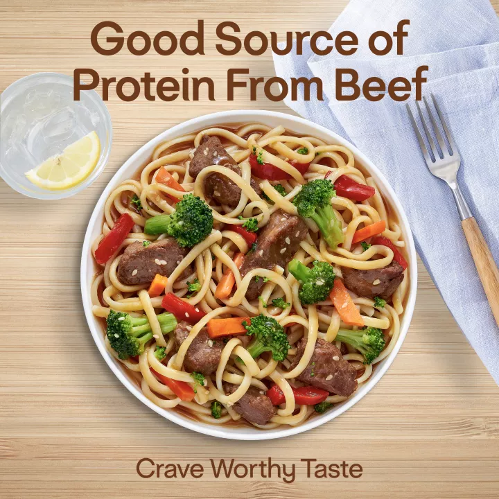 LEAN CUISINE® AHA Heart-Check Certified Garlic Sesame Asian-Style Noodles with Beef Frozen Meal