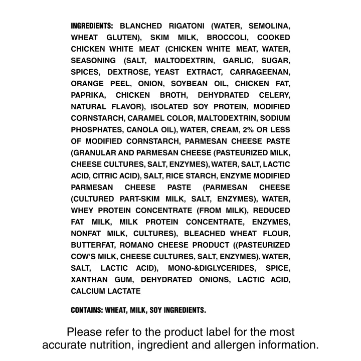 Alfredo Pasta with Chicken & Broccoli Frozen Meal