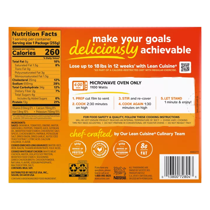 Cajun Style Chicken & Rice Frozen Entrée