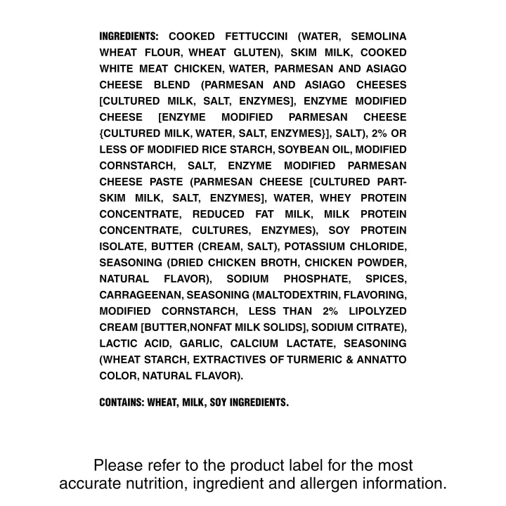 Comida congelada LEAN CUISINE® Chicken Fettuccine