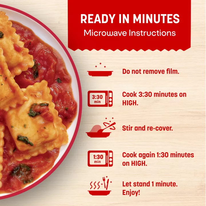 Ricotta Cheese & Spinach Ravioli