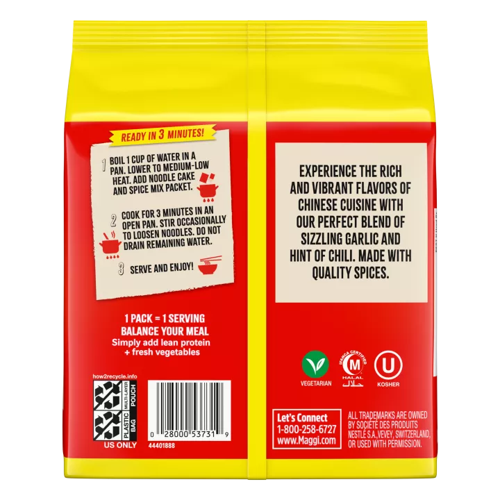 Chinese Spicy Garlic Noodles 4 Pack