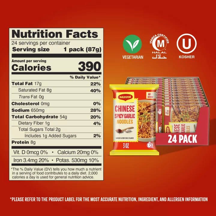 Chinese Spicy Garlic Noodles