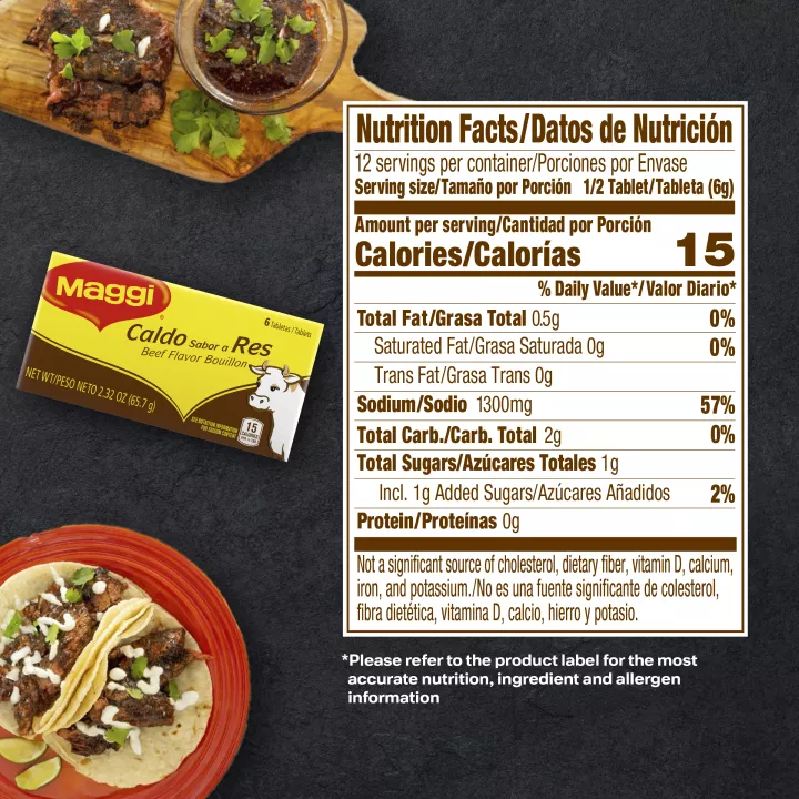 Beef Bouillon 6 Hard Tablets