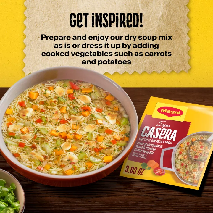 Home Style Vegetable Pasta & Chicken Flavor Soup Mix