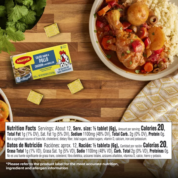 Chicken Flavor Bouillon 6 Tablets