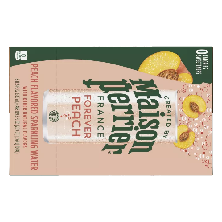 Maison Perrier Forever Peach Flavored Sparkling Water