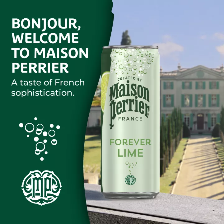 Maison Perrier Lime Flavored Sparkling Water