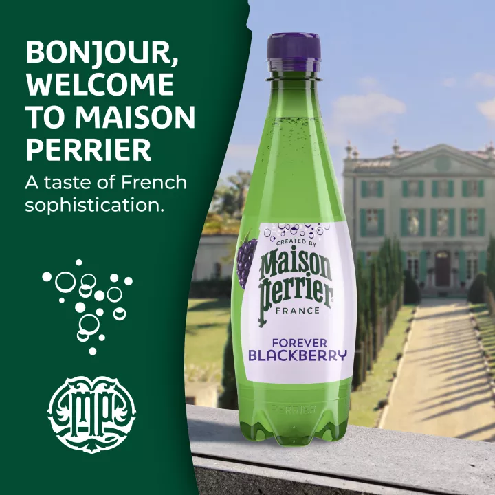 Maison Perrier Blackberry Flavored Sparkling Water