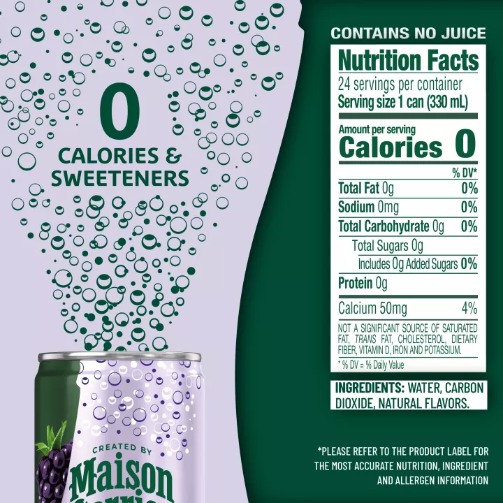 Maison Perrier Blackberry Flavored Sparkling Water