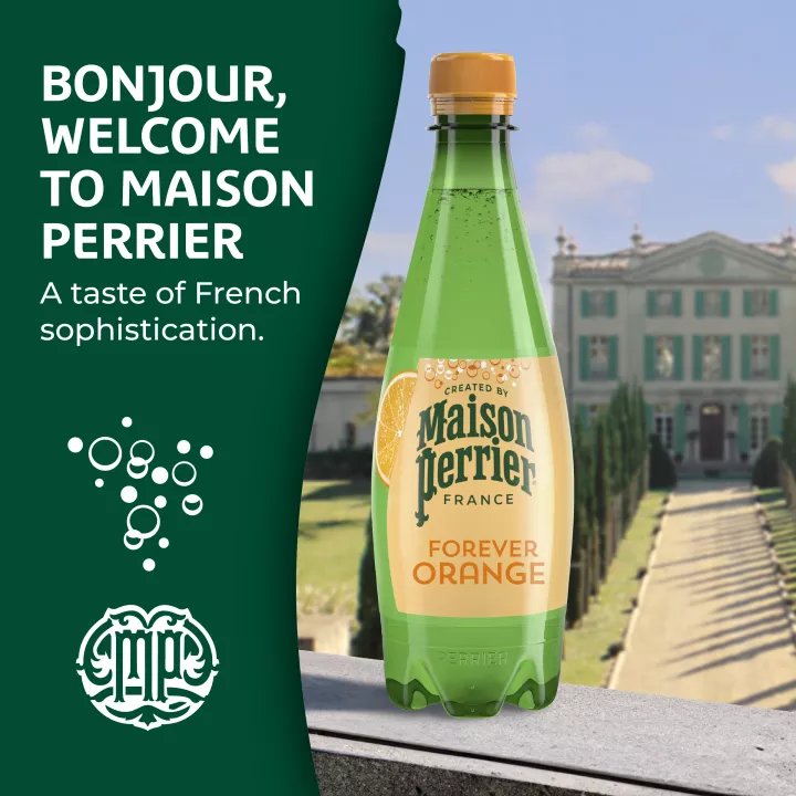 Maison Perrier Orange Flavored Sparkling Water