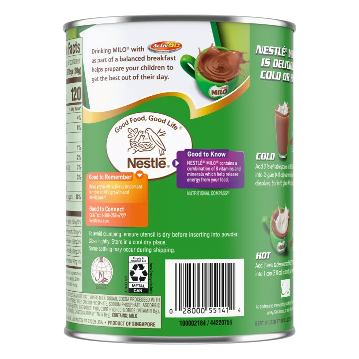 Mezcla de bebida de malta con chocolate