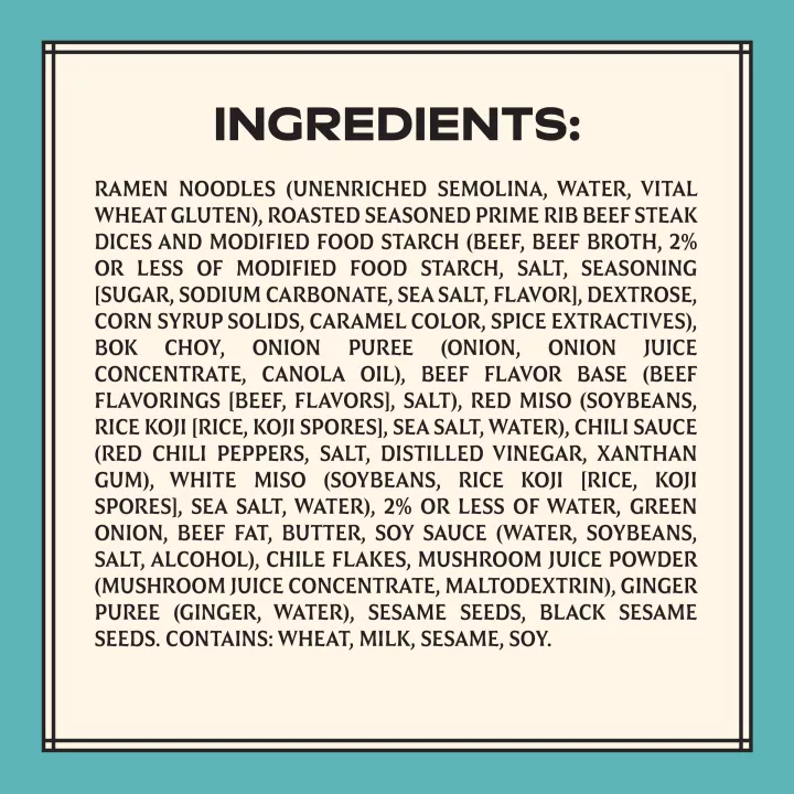 Mings Spicy Beef Ramen Frozen Entrée