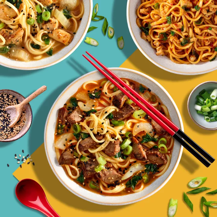 Mings Spicy Beef Ramen Frozen Entrée