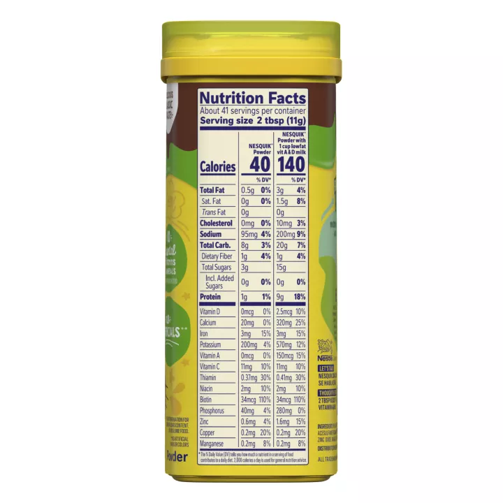 No Sugar Added Chocolate Flavored Powder 16 oz. Canister