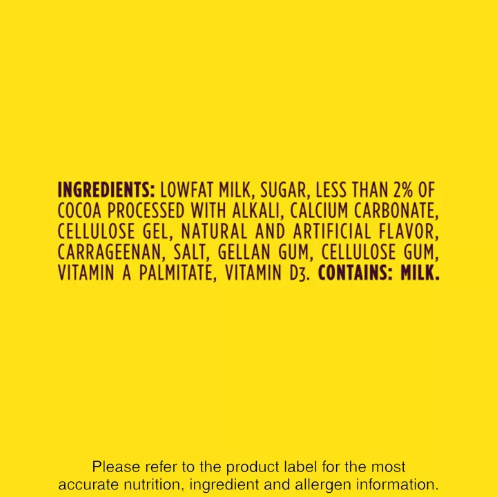 Chocolate Lowfat Milk