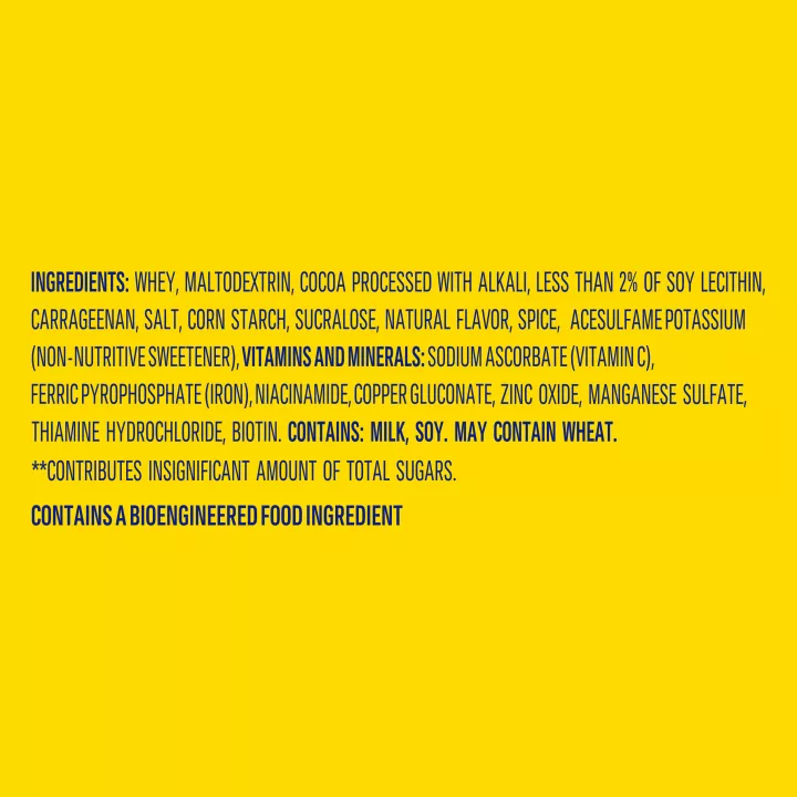 No Sugar Added Chocolate Flavored Powder 16 oz. Canister