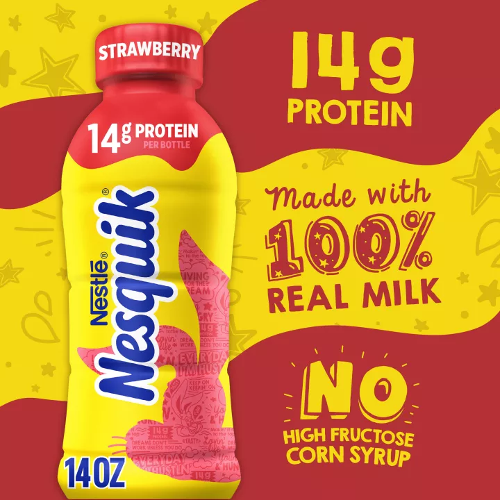 Strawberry Lowfat Milk