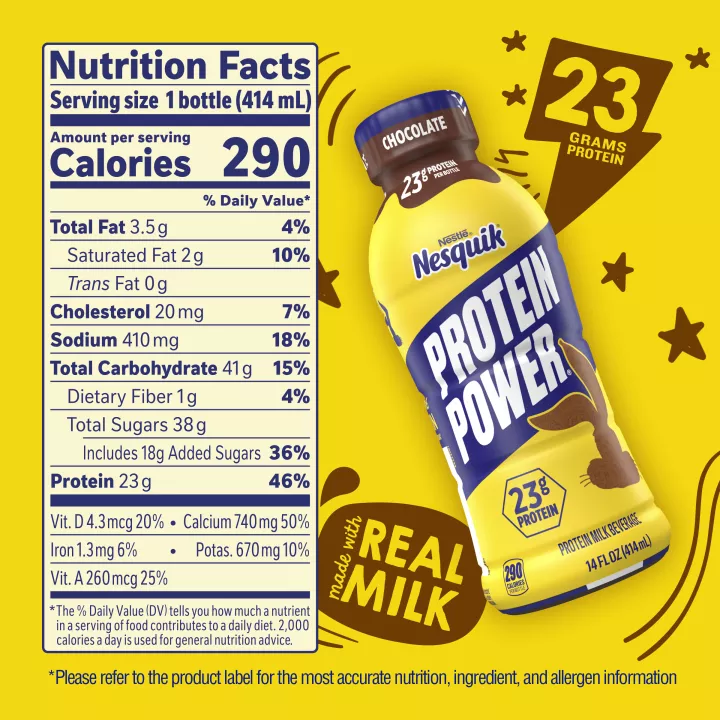 Protein Power Chocolate Protein Milk Beverage