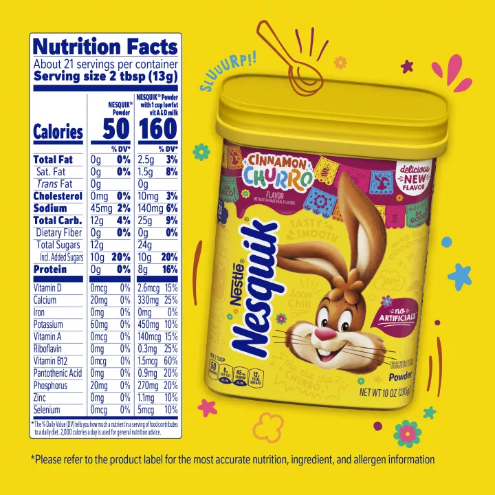 NESQUIK Cinnamon Churro Powder