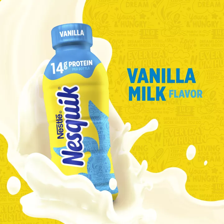 Vanilla Lowfat Milk 14 fl. oz. Bottle