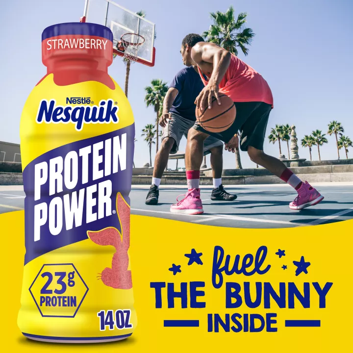 Protein Power Strawberry Protein Milk Beverage