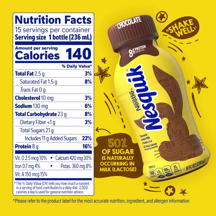 Chocolate Lowfat Milk, Ready to Drink