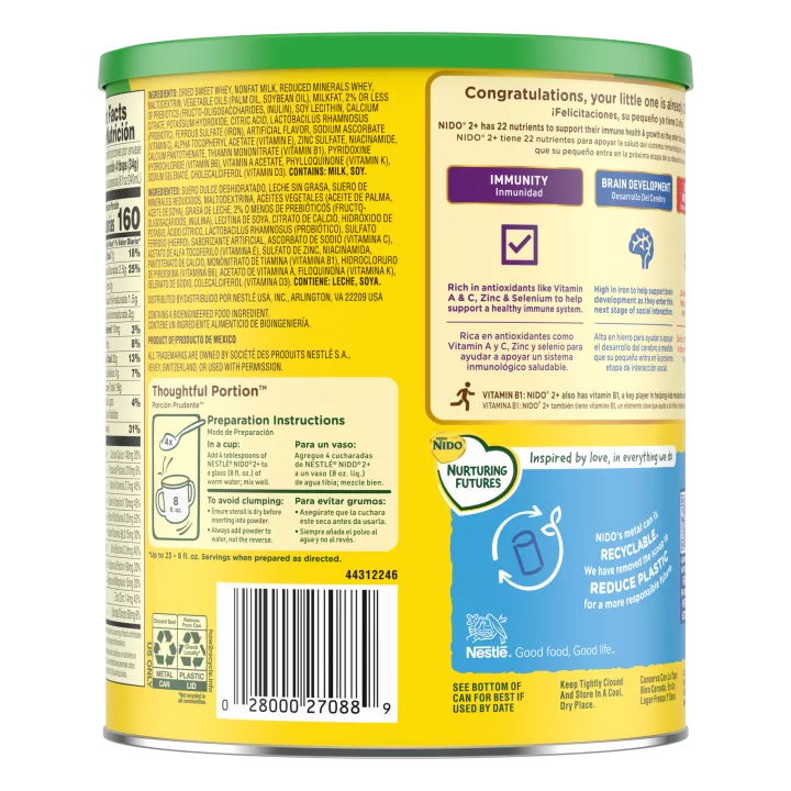 NIDO 2+ Powdered Milk Beverage