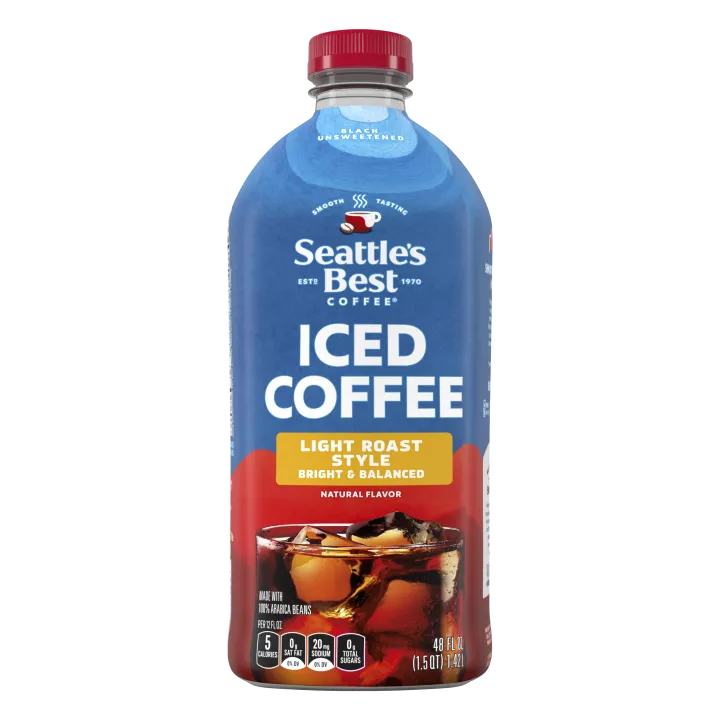 Black Unsweetened Light Roast Style Iced Coffee