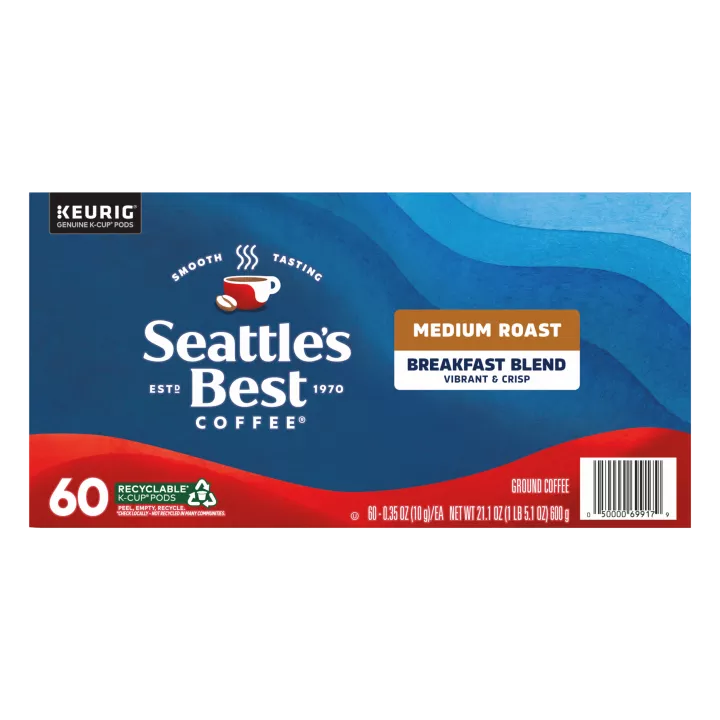 Breakfast Blend 60 Count Coffee Pods 21.1oz Case