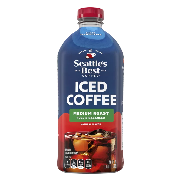 Black Unsweetened Medium Roast Iced Coffee