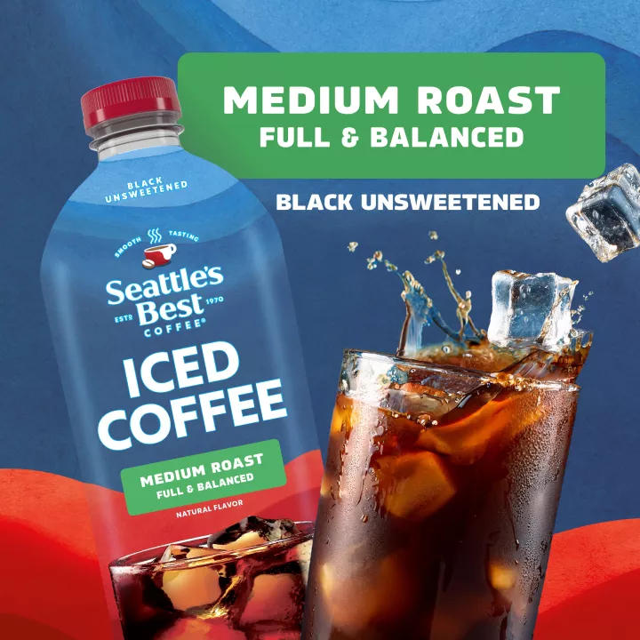 Black Unsweetened Medium Roast Iced Coffee