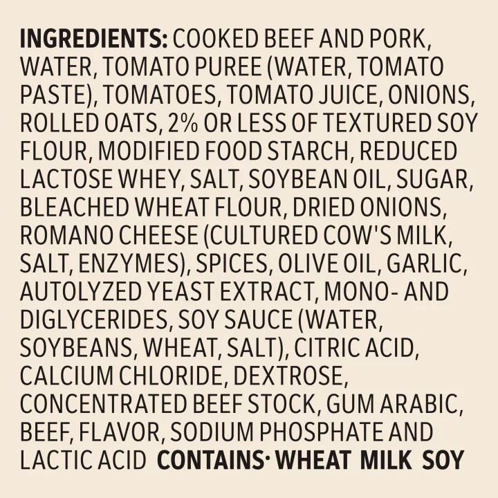 Italian Style Tomato Sauce & Meatballs