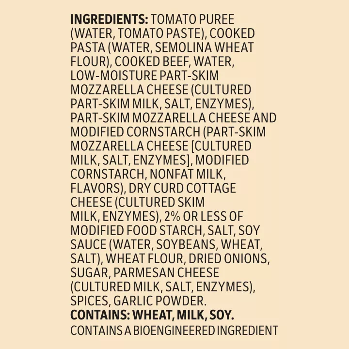 Lasagna with Meat & Sauce