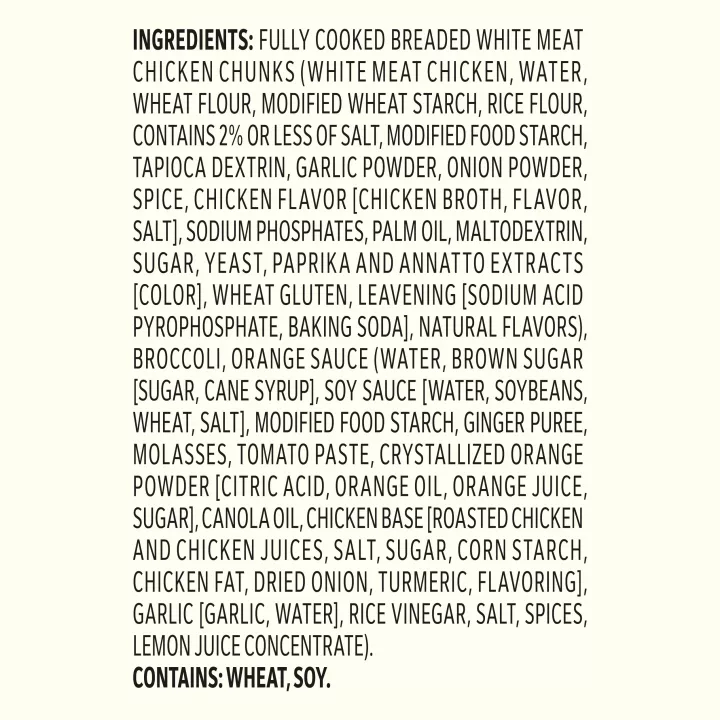 Air Fryer Orange Chicken Frozen Entrée