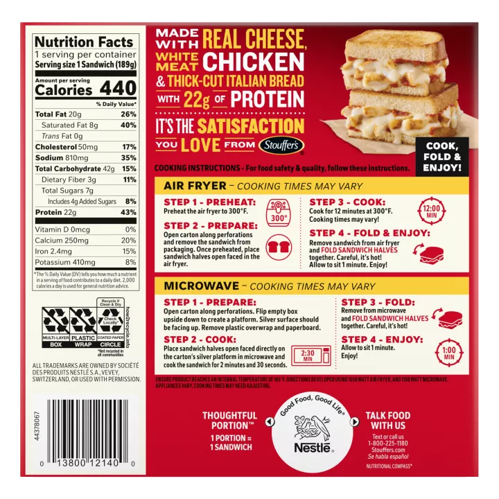 Grilled Chicken Parmesan Melt-Fulls Sandwich